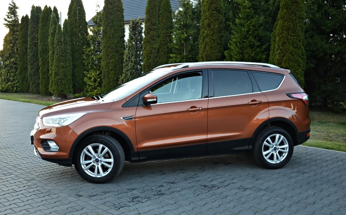Ford Kuga cena 73900 przebieg: 86000, rok produkcji 2017 z Chodzież małe 781
